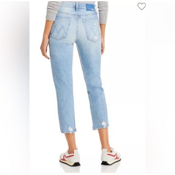 Mother Superior Jeans Womens 26 The Tomcat Confession Distressed Cropped USA - Picture 2 of 16